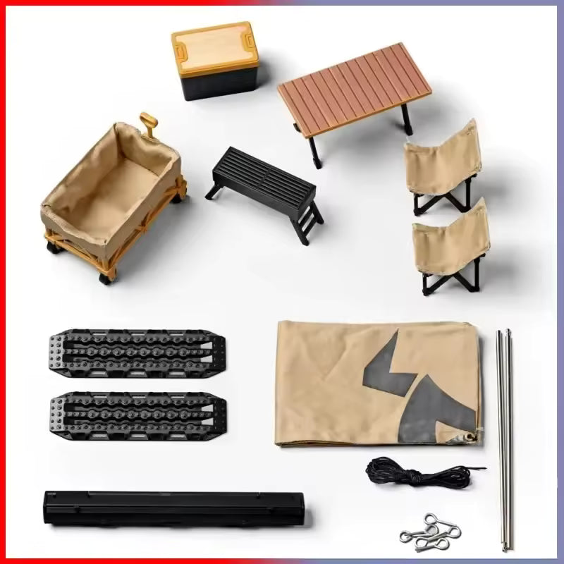 1:12 RC Crawler Camping Set with Awning