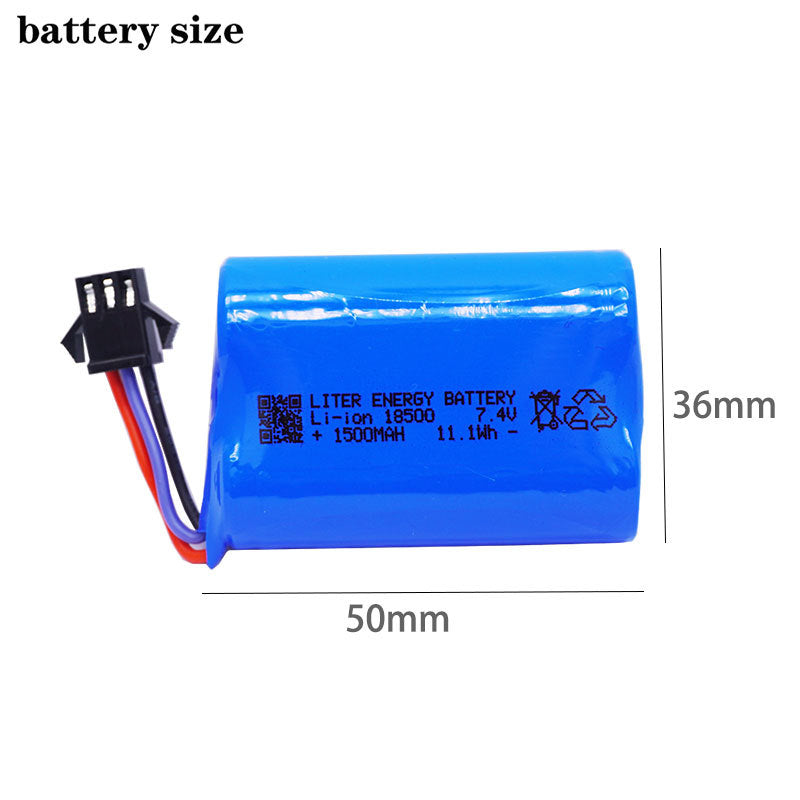7.4V 1500mAh Li-ion Battery Pack for MN82