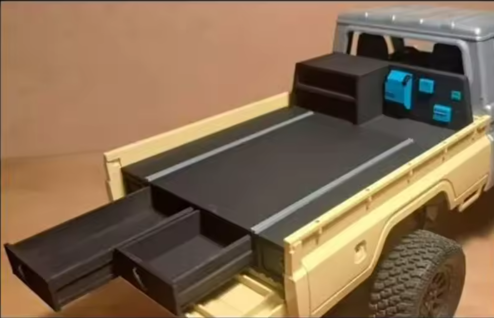 MN82 Rear Tray with Pull-Out Storage Drawer
