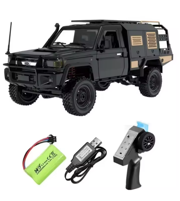 MN82S 1:12 4WD RC Crawler – Black with Canopy