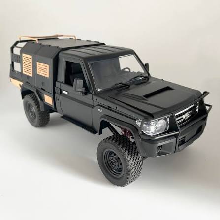 MN82S 1:12 4WD RC Crawler – Black with Canopy